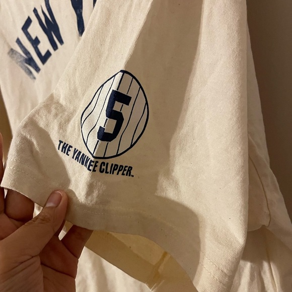 Majestic NY Yankees DiMaggio #5 T-Shirt Men’s XXL - Picture 3 of 4